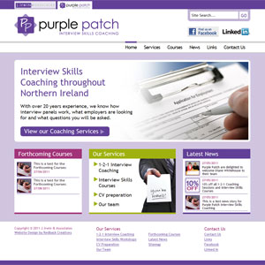 Purple Patch's new website